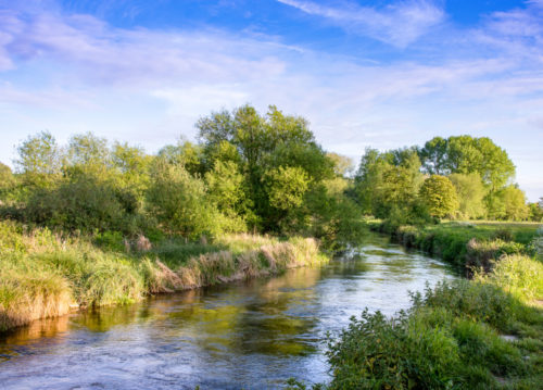 River Itchen & navigation a short walk away from self catering accommodation near winchester